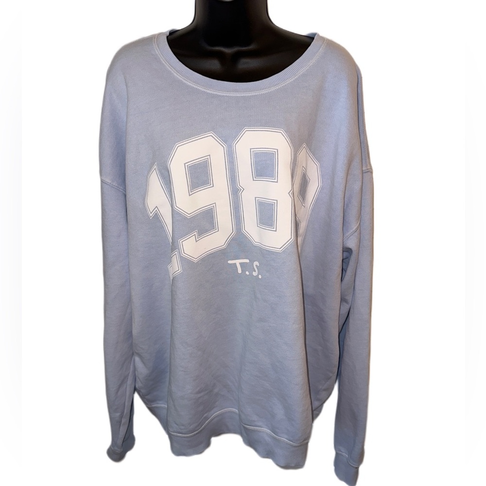 Taylor Swift 1989 Baby Blue Crewneck Sweatshirt
